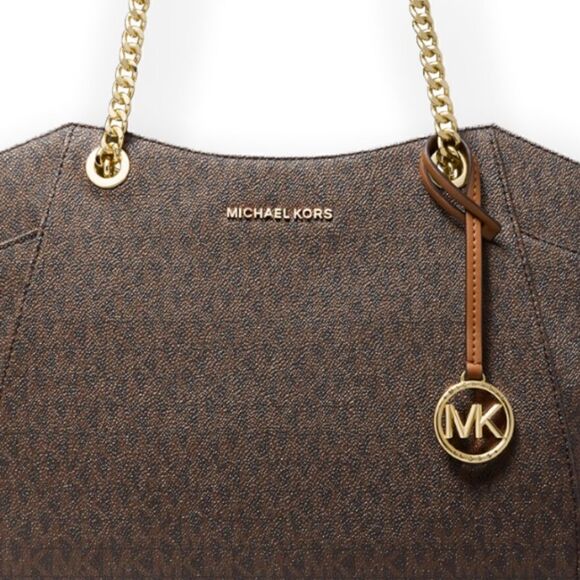 Michael Kors Jet Set Travel Large Logo Shoulder Bag - Picture 5 of 5